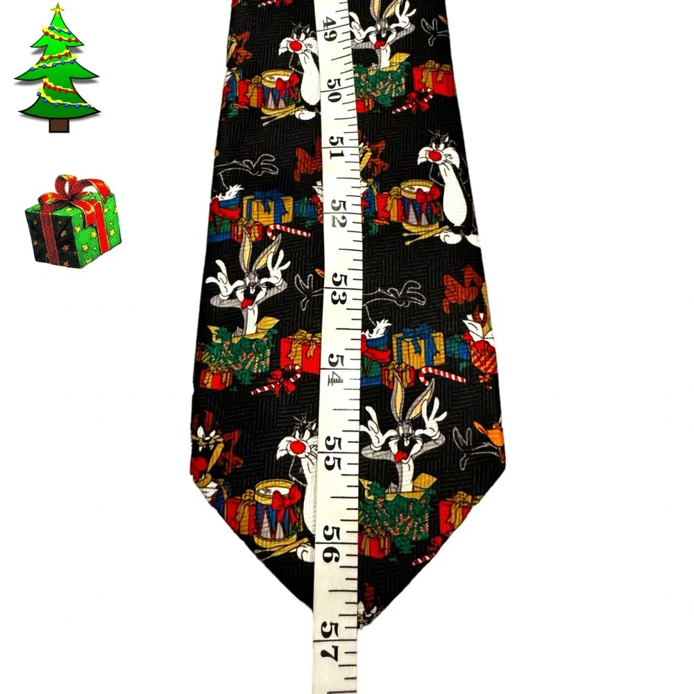 Vintage‎ 2002 Looney Tunes Character Christmas Necktie 👔